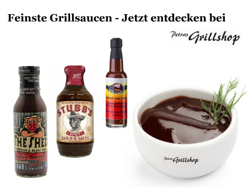 Grill,- und BBQ-Saucen bei Petras Grillshop online bestellen