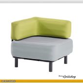 Lounge-Sessel für In & Outdoor - Element 1 Light Grey / Peridot Greeny / Ausstellungsstück